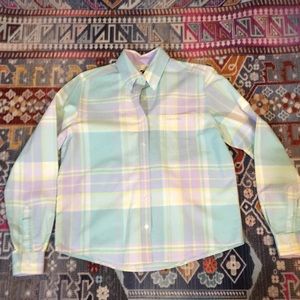 Beautiful pastel colored button up size small